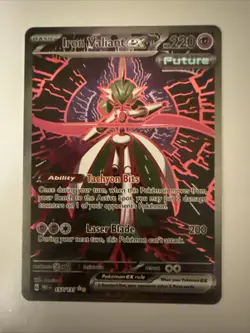 POKEMON IRON VALIANT EX SIR 157/131 SV PRISMATIC EVOLUTIONS HOLO NM - Image 1