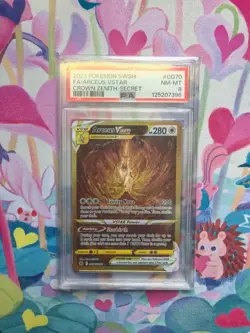 2023 POKEMON SWORD & SHIELD CROWN ZENITH SECRET FULL ART/ARCEUS VSTAR PSA 8 - Image 1