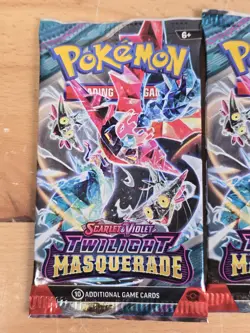 Lot of 5 Pokemon TCG Sealed 4 Twilight Masquerade 1 Perfect Order Booster Pack - Image 2