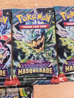 Lot of 5 Pokemon TCG Sealed 4 Twilight Masquerade 1 Perfect Order Booster Pack - Image 4