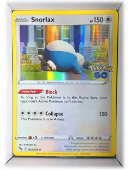 Snorlax 055/078 2022 Sword & Shield Pokemon GO Holo - Image 1