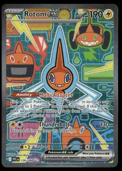 Rotom ex 126/094 Special Illustration Rare Phantasmal Flames Pokemon NM/M - Image 1
