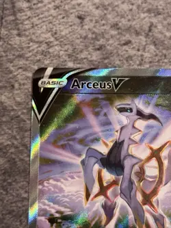 Pokemon TCG Arceus V Alt Full Art Holo Ultra Rare 220 HP 166/172 - Image 2
