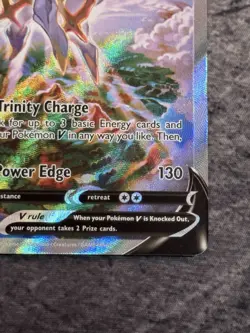 Pokemon TCG Arceus V Alt Full Art Holo Ultra Rare 220 HP 166/172 - Image 3