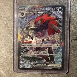 Pokemon TCG N’s Zoroark ex 286/217 SIR Special Illustration Rare Pack Fresh NM - Image 1