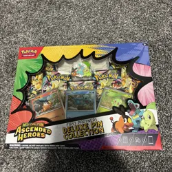 Pokemon TCG Ascended Heroes First Partner Deluxe Pin Collection Box Sealed New - Image 2