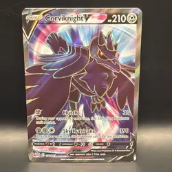 Pokemon Company Corviknight V Full Art Ultra Rare Holo 156/163 Battle Styles - Image 1