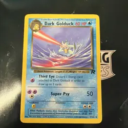 Dark Golduck 37/82 Team Rocket Unlimited Pokemon - Image 1