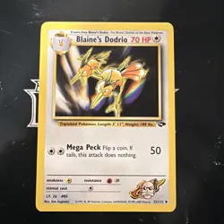 Blaine's Dodrio 32/132 Uncommon Gym Challenge Pokemon Unlimited - Image 1