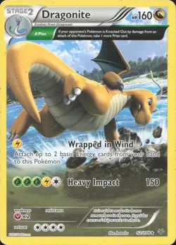 Dragonite (XY Roaring Skies) 52/108 Rare Deck Exclusives Pokemon Damaged - Image 1