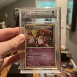 Pokemon 2010 Heartgold & Soulsilver Unleashed #11 Xatu Holo R BGS Graded 9 MINT - Image 1