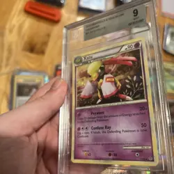 Pokemon 2010 Heartgold & Soulsilver Unleashed #11 Xatu Holo R BGS Graded 9 MINT - Image 3