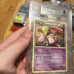 Pokemon 2010 Heartgold & Soulsilver Unleashed #11 Xatu Holo R BGS Graded 9 MINT - Image 4