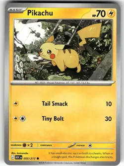 Pikachu 055/217 Common Ascended Heroes Pokemon Near Mint - Image 1