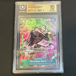 OP15 Roronoa Zoro TR OP13-037 BGS 10 PRISTINE - Image 1