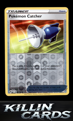 Reverse Holofoil Pokemon Catcher 138/159 Pokemon Uncommon Crown Zenith Card NM - Image 1