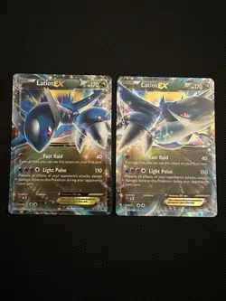 Latios EX - XY72 - Ultra Rare Holo Black Star Promo Pokemon Card NM Plus Other - Image 1