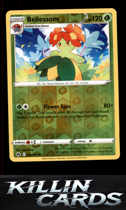 Reverse Holofoil Bellossom 003/159 Pokemon Rare Crown Zenith Card NM - Image 1