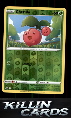 Reverse Holofoil Cherubi 011/159 Pokemon Common SWSH: Crown Zenith Card NM - Image 1