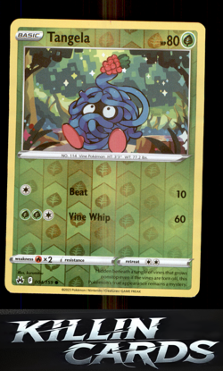 Tangela 004/159 Pokemon Common SWSH: Crown Zenith Card NM - Image 1