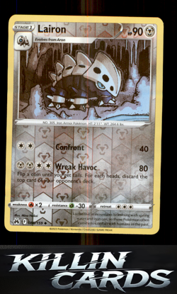 Lairon 088/159 Pokemon Uncommon SWSH: Crown Zenith Card NM - Image 1