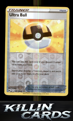 Ultra Ball 146/159 Pokemon Uncommon SWSH: Crown Zenith Card NM - Image 1