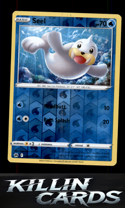 Reverse Holofoil Seel 029/159 Pokemon Common SWSH: Crown Zenith Card NM - Image 1