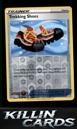 Reverse Holofoil Trekking Shoes 145/159 Pokemon Uncommon SWSH: Crown Zenith Card - Image 1