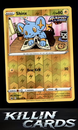 Reverse Holofoil Shinx (39) 039/159 Pokemon Common SWSH: Crown Zenith Card NM - Image 1