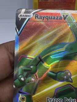 Rayquaza V 193/203 Full Art Ultra Rare Evolving Skies Pokemon Card - Image 3