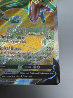 Rayquaza V 193/203 Full Art Ultra Rare Evolving Skies Pokemon Card - Image 5