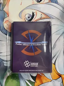 Gundam Card Game Official Matte Sleeves EX ZAFT Sealed EVX06 - Image 1