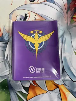 Gundam Card Game Official Matte Sleeves EX Celestial Being Sealed EVX06 - Image 1
