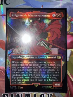 Gilgamesh, Master-at-Arms (0338) Borderless FOIL MTG Final Fantasy - Image 1