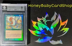 MTG Urza's Legacy Foil 1999 Yavimaya Wurm BGS 9.0 MINT Silver Age Staple - Image 4