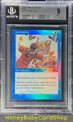 MTG Urza's Legacy Foil 1999 Levitation BGS 9.0 MINT Silver Age Staple - Image 1