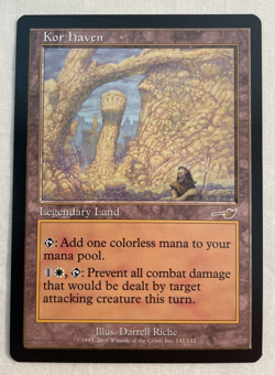 1x Kor Haven Nemesis MTG Magic the Gathering NM (Ring Mark) - Image 1