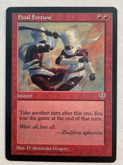 1x Final Fortune Mirage MTG Magic the Gathering LP/NM - Image 1
