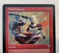 1x Final Fortune Mirage MTG Magic the Gathering LP/NM - Image 2