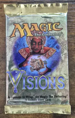 Magic the Gathering Visions Booster Pack Brand New SEALED! - Image 1