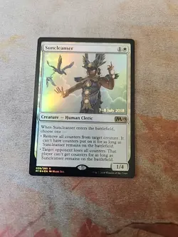 Suncleanser Prerelease FOIL Core Set 2019 MTG LP - Image 1