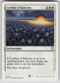 Leyline of Sanctity (White Border) Rare Mystery Booster 2 14 MTG Near Mint 2024 - Image 1