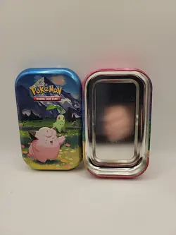 Pokemon Ascended Heroes Clefairy & Chikorita Mini Tin EMPTY TIN! - Image 4