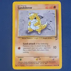 Sandshrew 91/130 - Base Set 2 - Common Pokemon Card - PL - Image 1