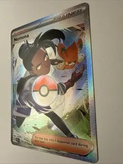 Nemona 238/091 SIR 2024 Pokemon Paldean Fates Full Art Trainer Card - Image 3