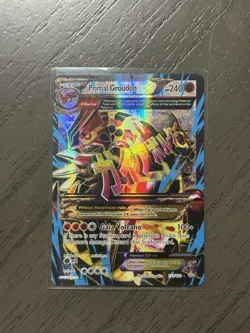 Pokemon Primal Groudon EX Full Art Ultra Rare Holo 151/160 XY Primal Clash - Image 1