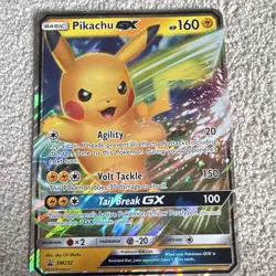The Pokemon Company Pikachu GX SM232 Sun & Moon Promo Holo English 160 HP - Image 1