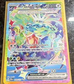Pokemon TCG Terapagos ex 169/131 Sv: Prismatic Evolutions SIR Holo 230 HP GEM+ - Image 2