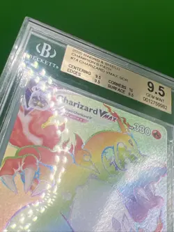 2020 Sword Shield Charizard Vmax Bgs 9.5 Gem Mint #74 Champions Path Secret Holo - Image 3
