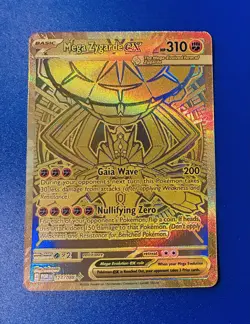 Pokemon TCG Perfect Order Hyper Rare Gold Mega Zygarde EX Full Art 124/088 - Image 1